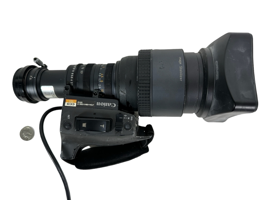Canon J13aX9B4 KRS-V SX12 13XC CCD Image Stabilizer Broadcast Zoom Lens 12.5L