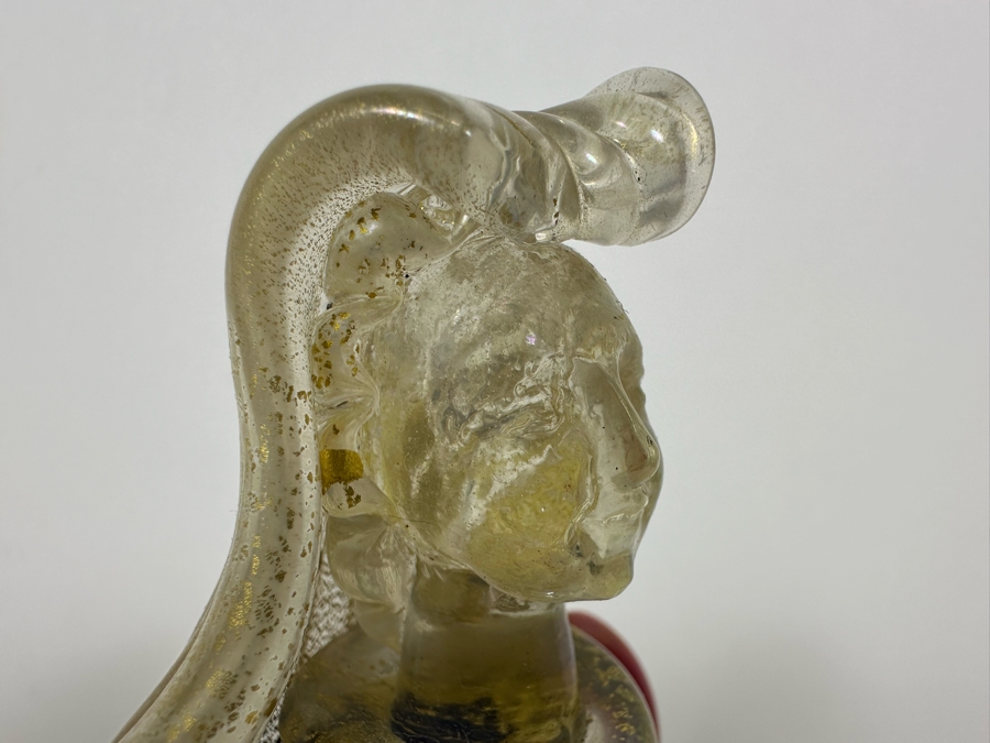 Italian Murano Art Glass Figurine Of Woman In Dress 8.5H [Photo 10]