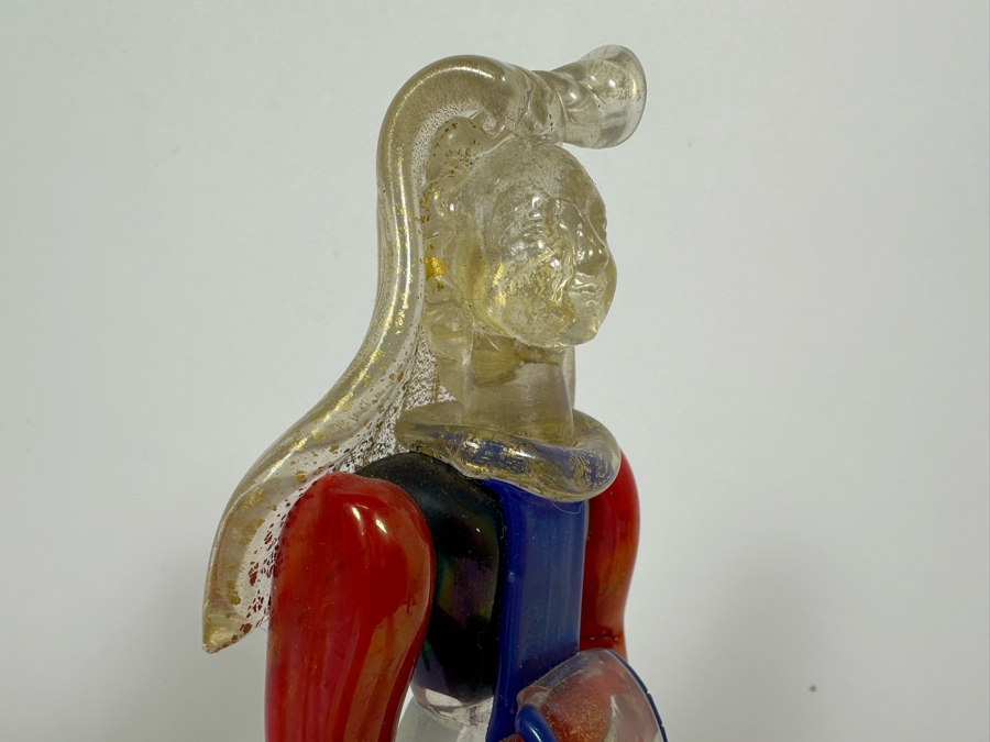 Italian Murano Art Glass Figurine Of Woman In Dress 8.5H [Photo 8]