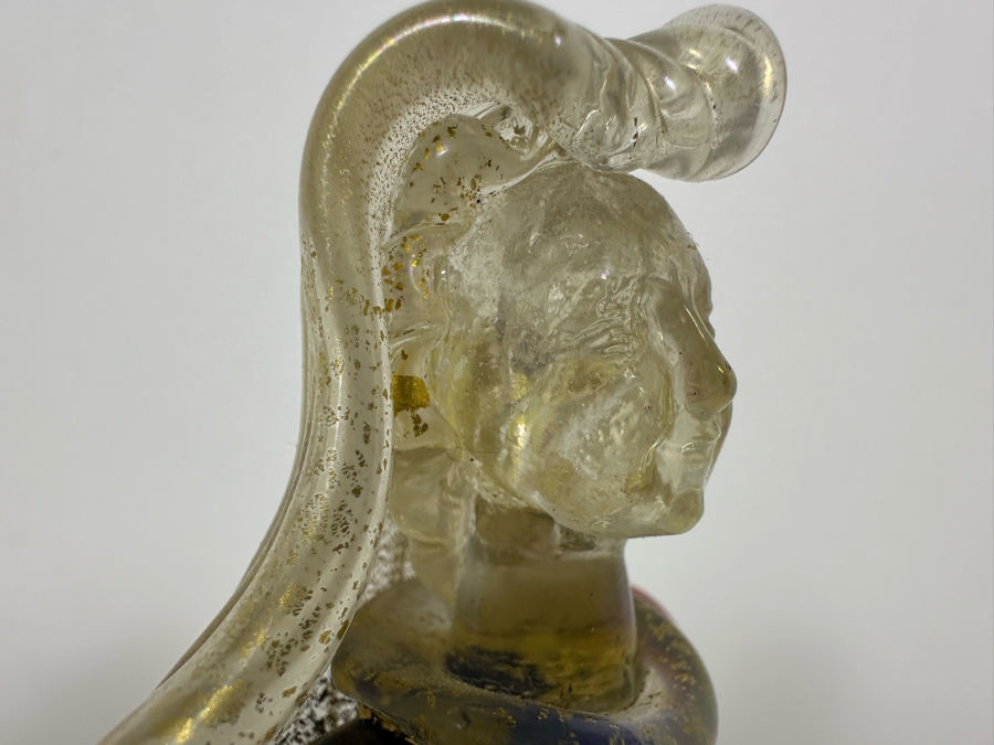 Italian Murano Art Glass Figurine Of Woman In Dress 8.5H [Photo 9]