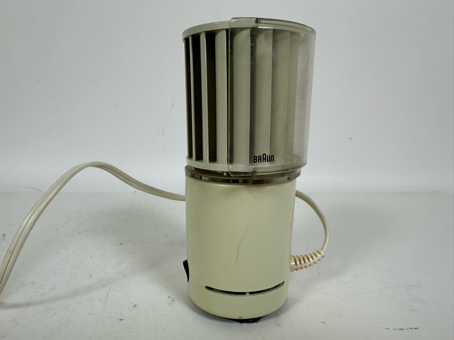 Vintage 1970s Braun HL-70 Rotary Table Fan Designed By Juergen Greubel And Reinhold Weiss Germany [Photo 4]