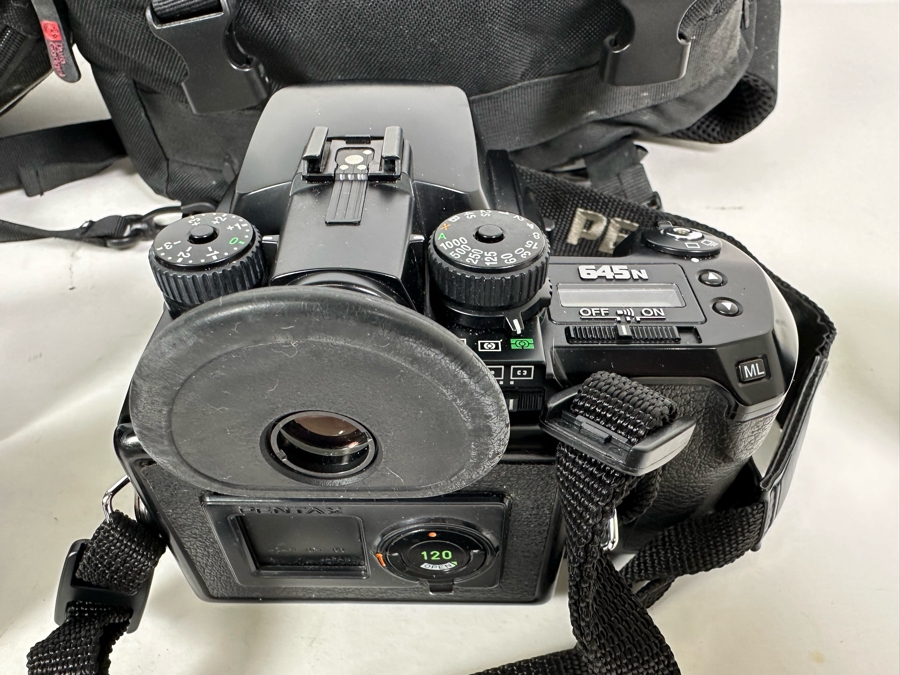 PENTAX 645N Film Camera With Accessories And Camera Bag [Photo 11]