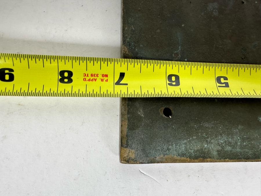 Vintage Heavy Metal Wall Plaque Reads 'In Memory Of Will Rogers And His Kindliness To Mankind - 'I Never Met A Man I Didn't Like'' 7 X 10 [Photo 11]