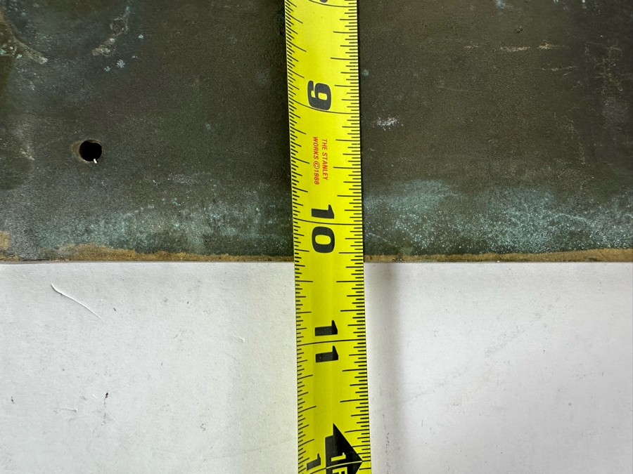 Vintage Heavy Metal Wall Plaque Reads 'In Memory Of Will Rogers And His Kindliness To Mankind - 'I Never Met A Man I Didn't Like'' 7 X 10 [Photo 12]