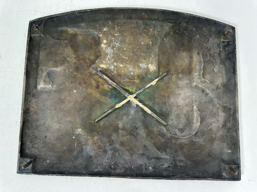 Impressive Vintage Art Deco Goodyear Tire Advertising Metal Wall Plaque To Town Tire & Battery Service, Inc In Recognition Of Goodyear's G3 Sales Contest 1934 11.5 X 9 [Photo 14]