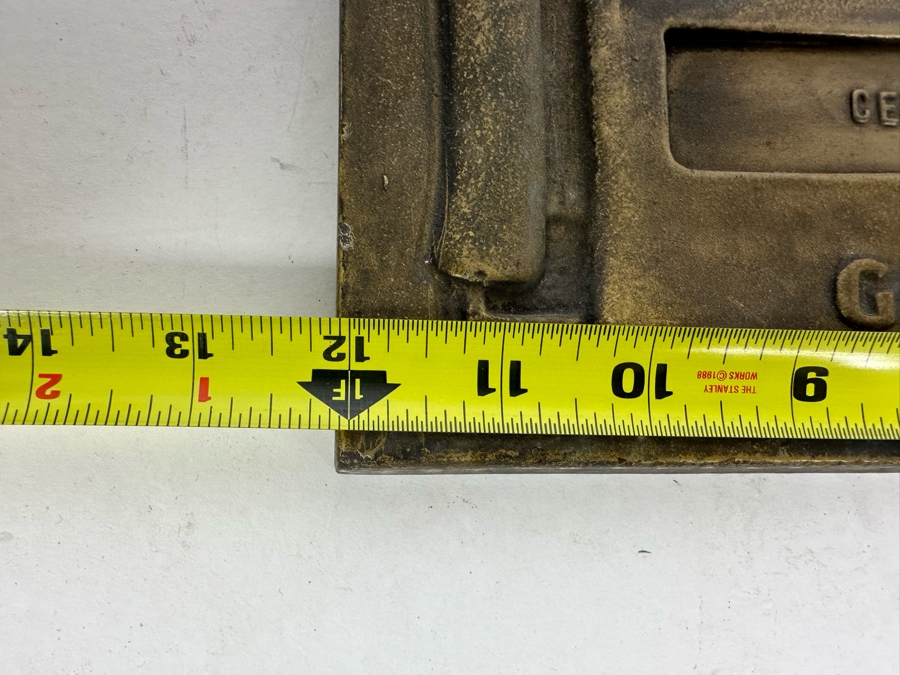 Impressive Vintage Art Deco Goodyear Tire Advertising Metal Wall Plaque Ten Years Of Friendly Relations Central Service Station With Zeppelin By Medallic-Art-Co N.Y. 12 X 17 [Photo 15]