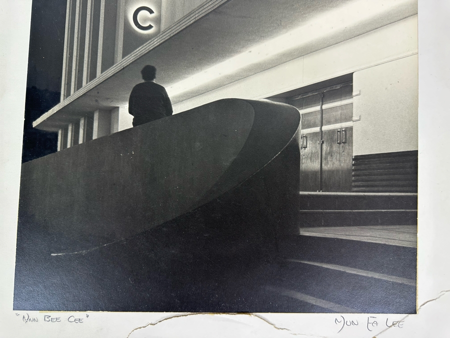 Vintage Art Deco RCA NBC Photograph 10.5 X 13.5 Signed In Damaged Matte [Photo 7]