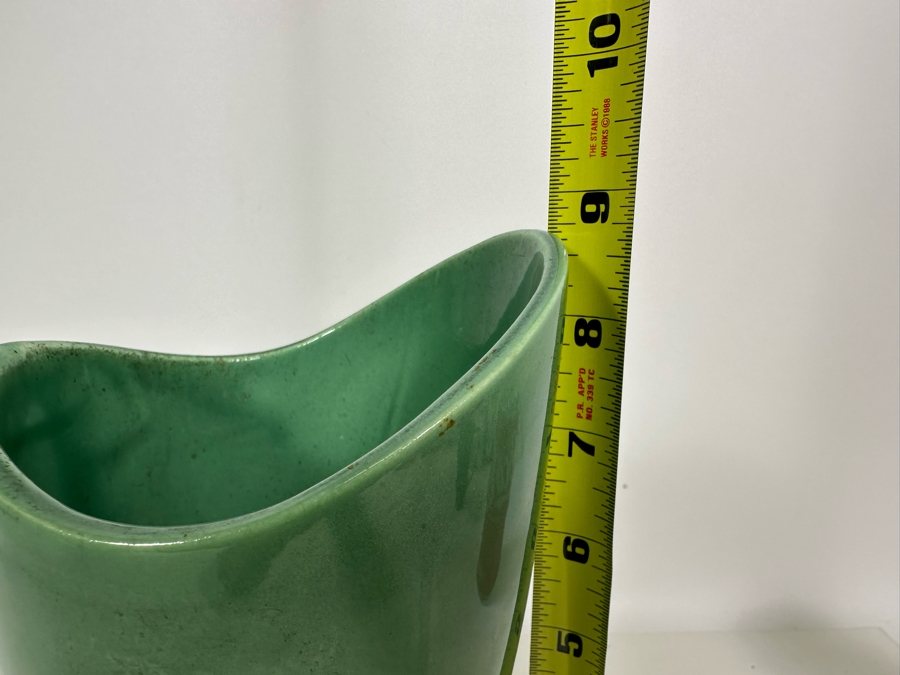 Mid-Century Modern Atomic Rocket USA Pottery Vase 9H [Photo 13]