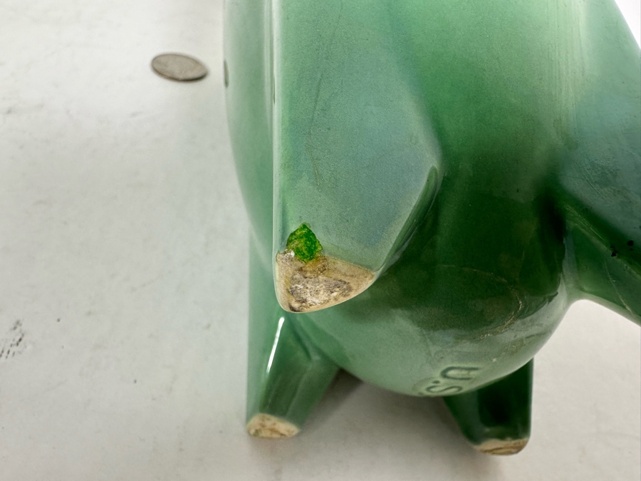 Mid-Century Modern Atomic Rocket USA Pottery Vase 9H [Photo 11]