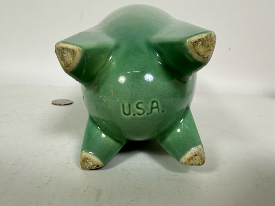 Mid-Century Modern Atomic Rocket USA Pottery Vase 9H [Photo 9]