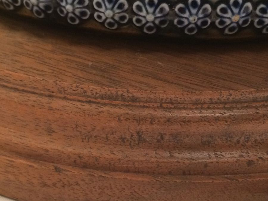 Stunning Blue DOULTON LAMBETH Stoneware Jug/Vessel Converted to Lamp [Photo 13]