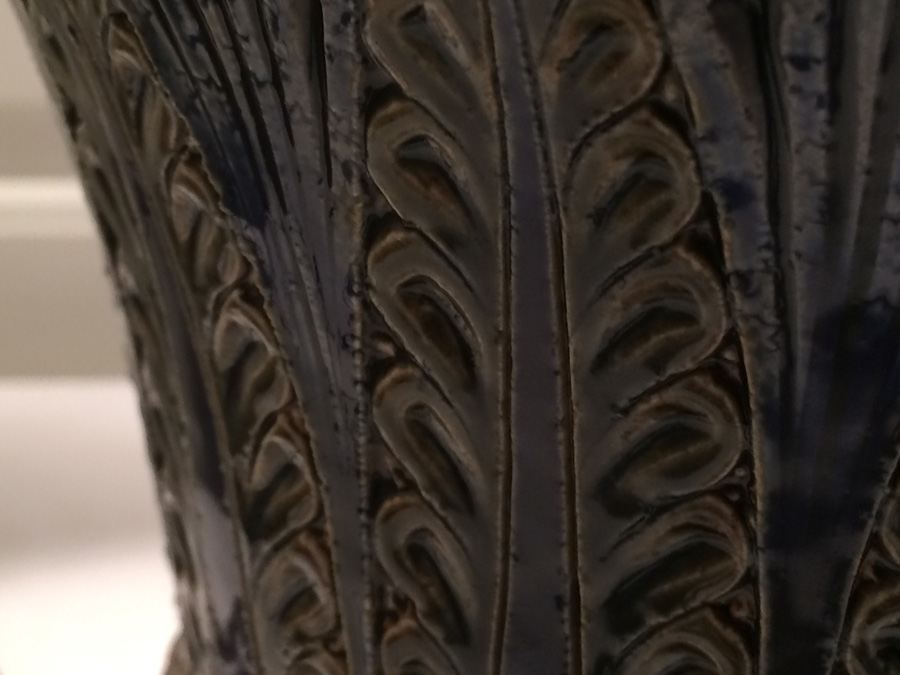 Stunning Blue DOULTON LAMBETH Stoneware Jug/Vessel Converted to Lamp [Photo 9]