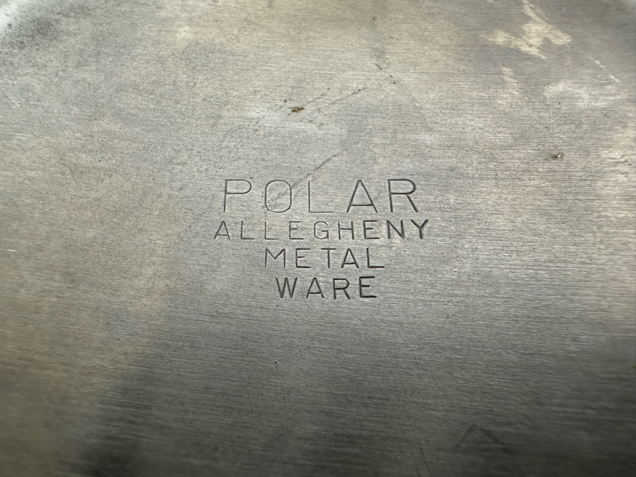 Metawa Tiel Holland Metal Vase 9H And Vintage Polar Allegheny Metal Ware Water Jar Canister With Lid 8H [Photo 7]