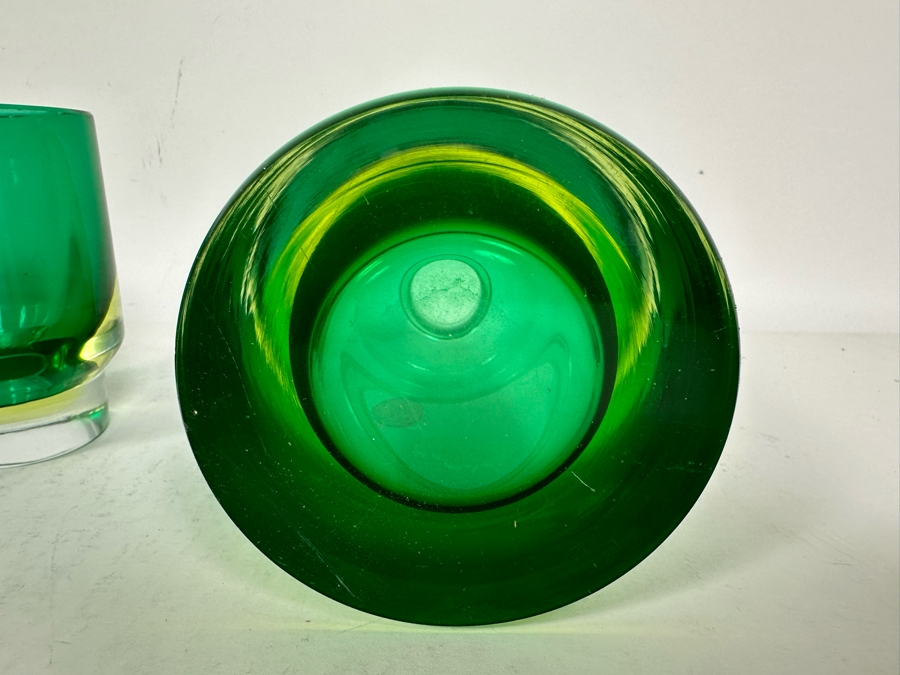 Murano Italian Art Glass Cup And Bottle 6.25H [Photo 5]