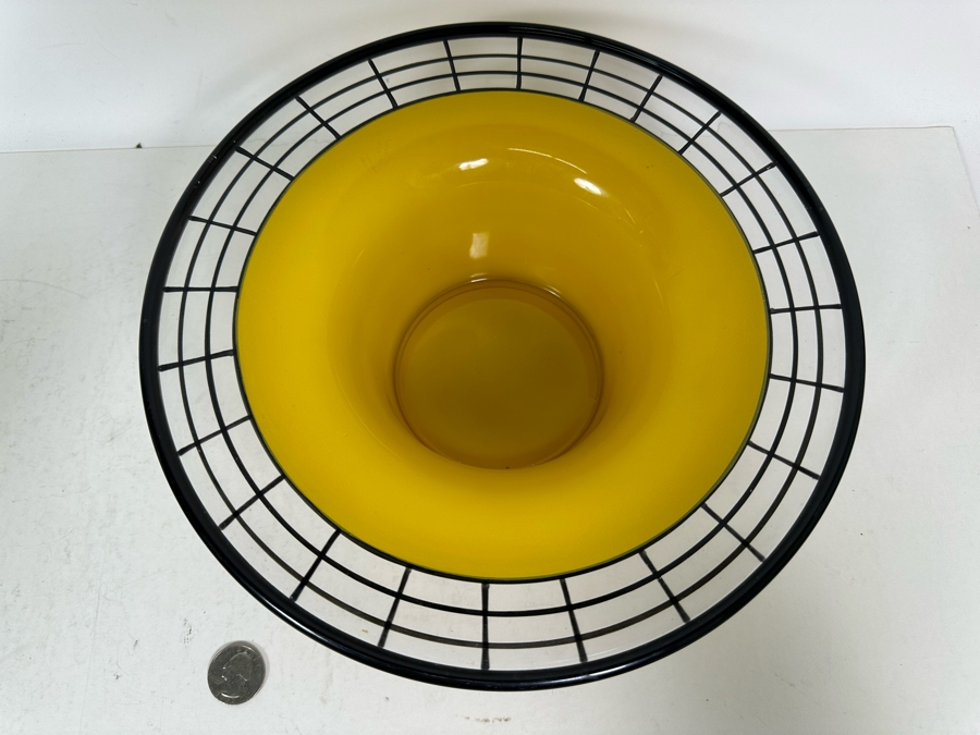 Vintage Art Deco Glass Bowl 10.5W X 3.5H [Photo 7]