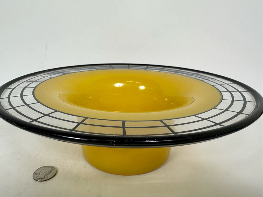 Vintage Art Deco Glass Bowl 10.5W X 3.5H [Photo 4]