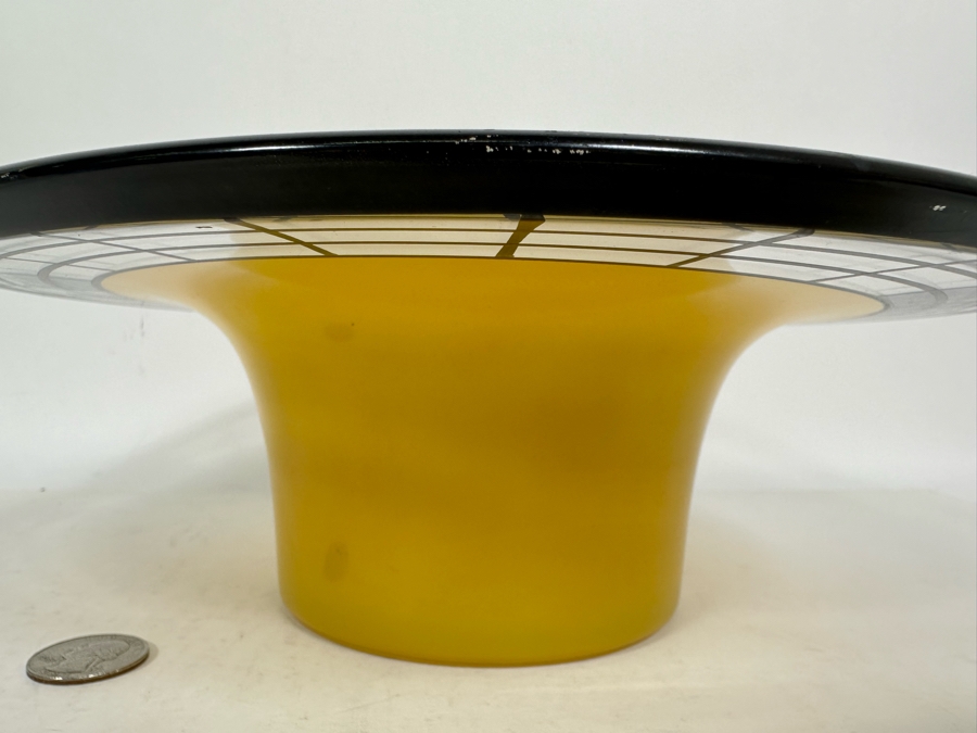 Vintage Art Deco Glass Bowl 10.5W X 3.5H [Photo 6]
