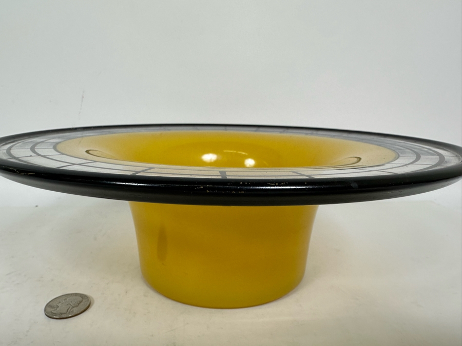 Vintage Art Deco Glass Bowl 10.5W X 3.5H [Photo 5]