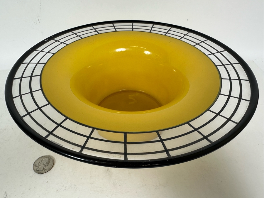 Vintage Art Deco Glass Bowl 10.5W X 3.5H [Photo 2]