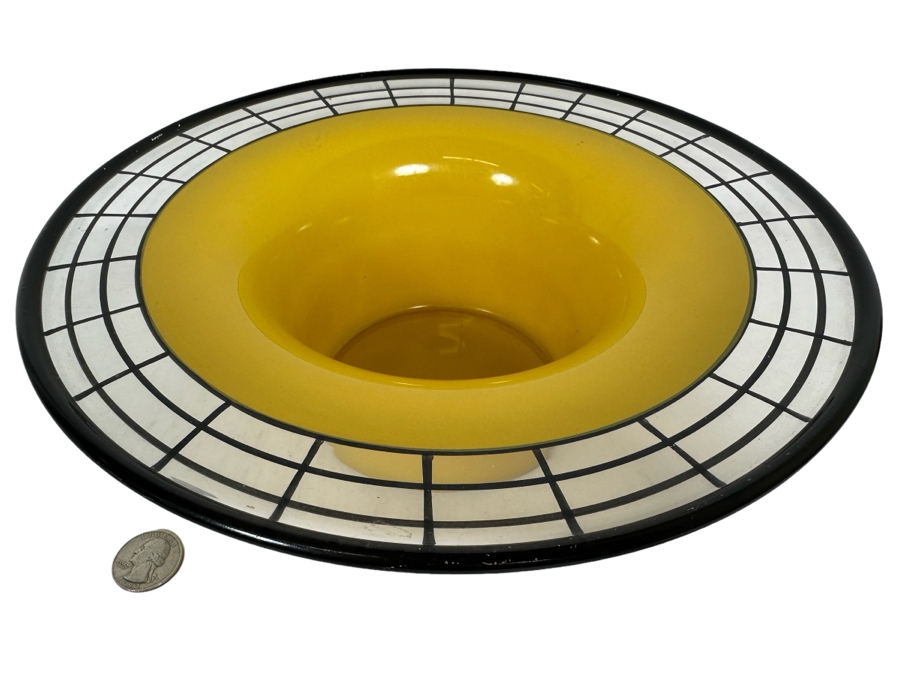 Vintage Art Deco Glass Bowl 10.5W X 3.5H [Photo 1]