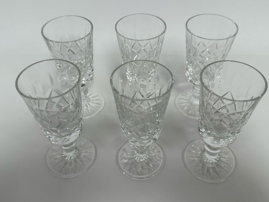 (6) Waterford Crystal Stemware Glasses 4H  [Photo 4]