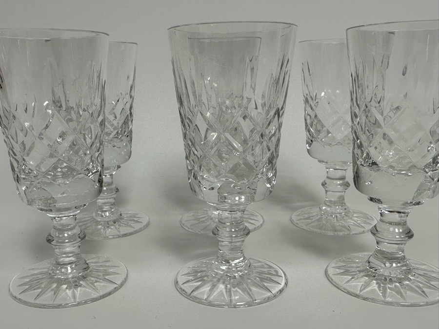 (6) Waterford Crystal Stemware Glasses 4H  [Photo 3]