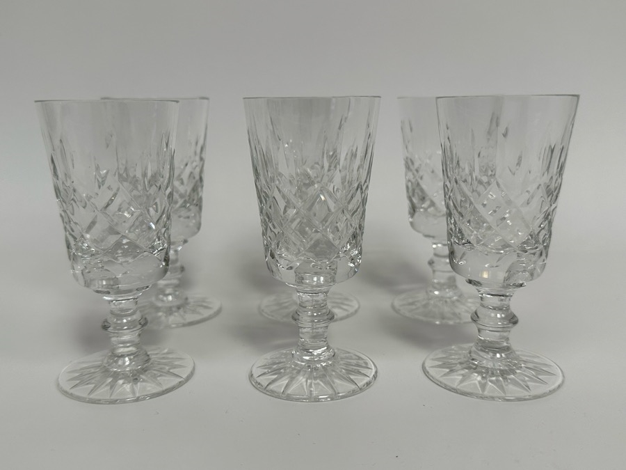 (6) Waterford Crystal Stemware Glasses 4H  [Photo 2]