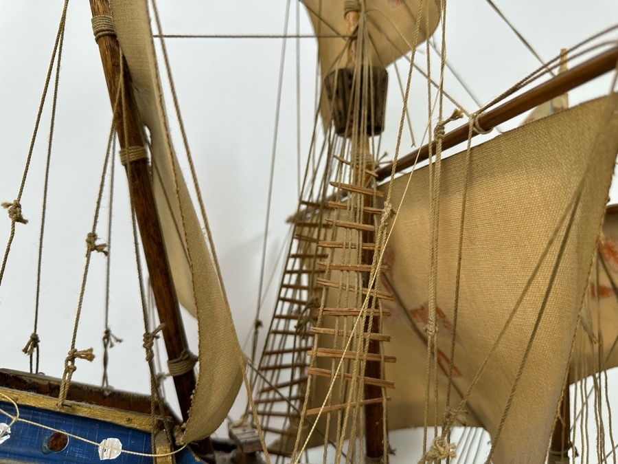 Just Added - Wooden Sailing Ship Model 30W X 17D X 28H [Photo 6]