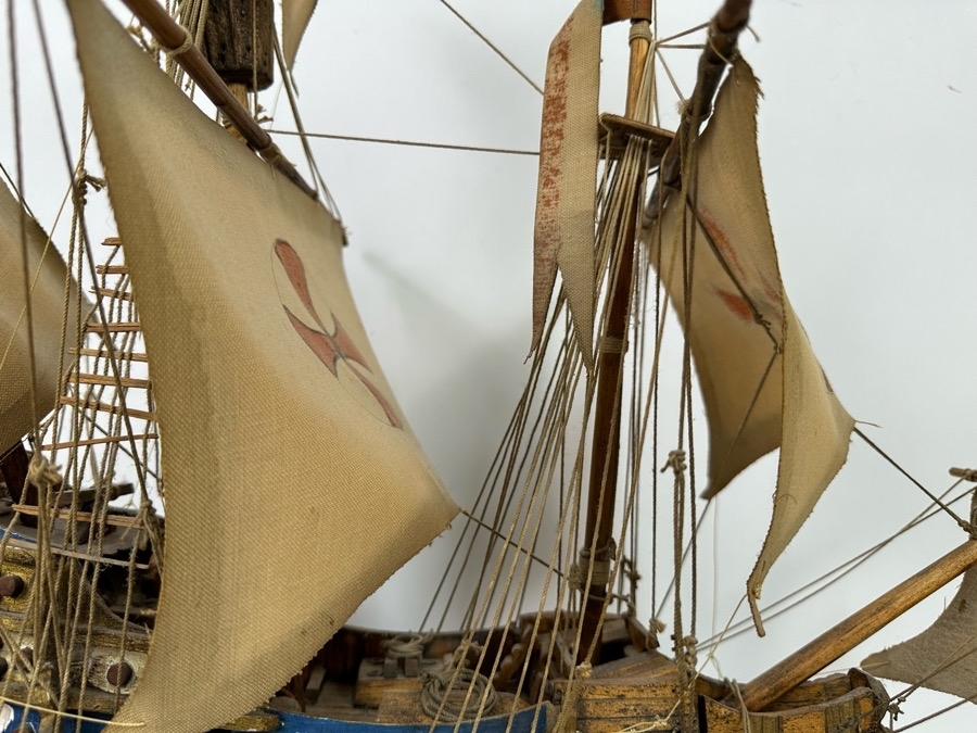 Just Added - Wooden Sailing Ship Model 30W X 17D X 28H [Photo 7]