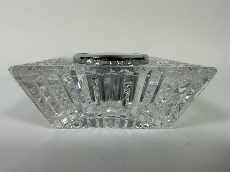 Just Added - Waterford Crystal Desk Clock 5W X 2D X 4H [Photo 5]