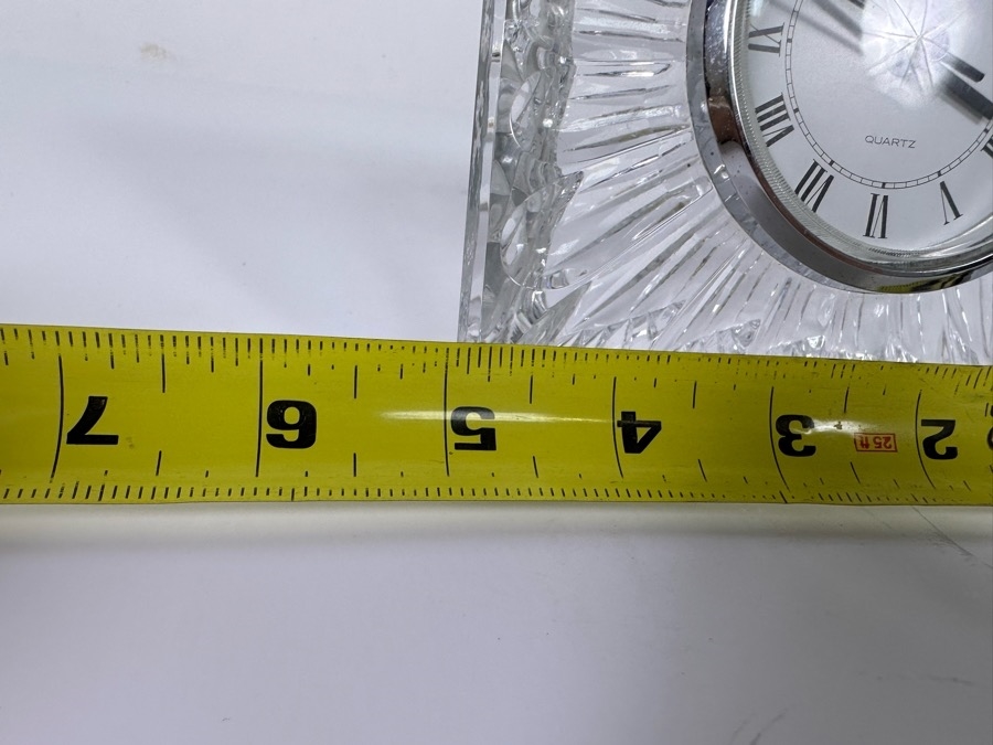 Just Added - Waterford Crystal Desk Clock 5W X 2D X 4H [Photo 6]