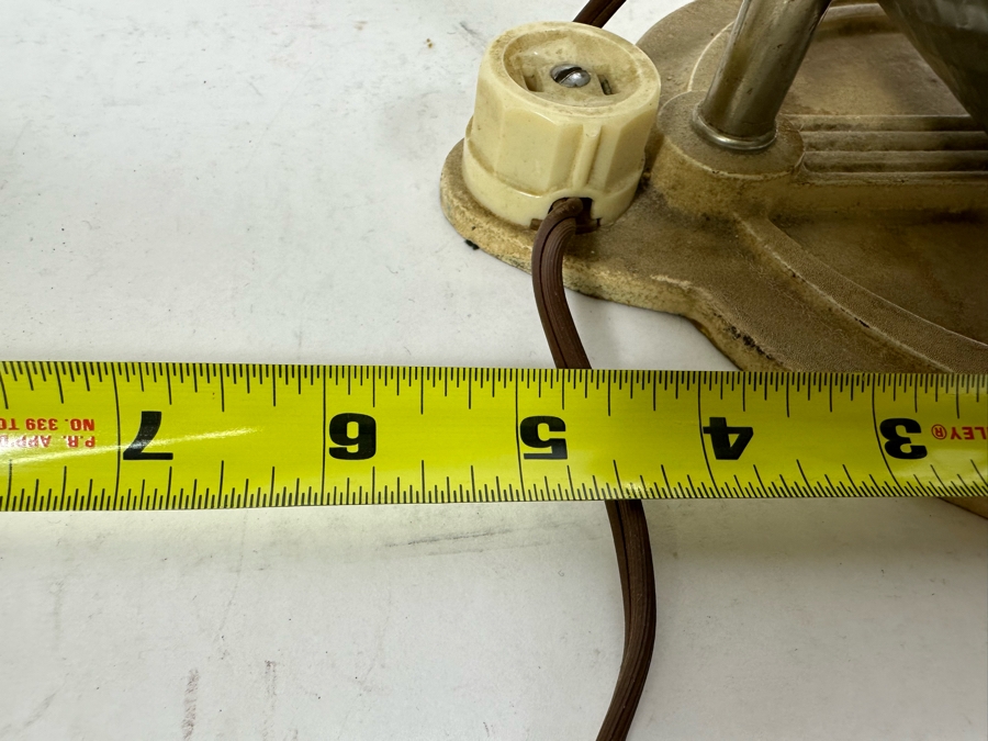 Impressive Art Deco Adjustable Vanity Mirror With Light And Power Socket 7W X 5D X 10H [Photo 16]