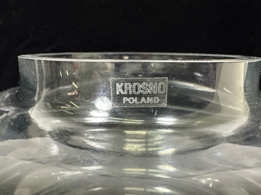 Signed Krosno Poland Honeycomb Jar Vase 9W X 11H [Photo 5]