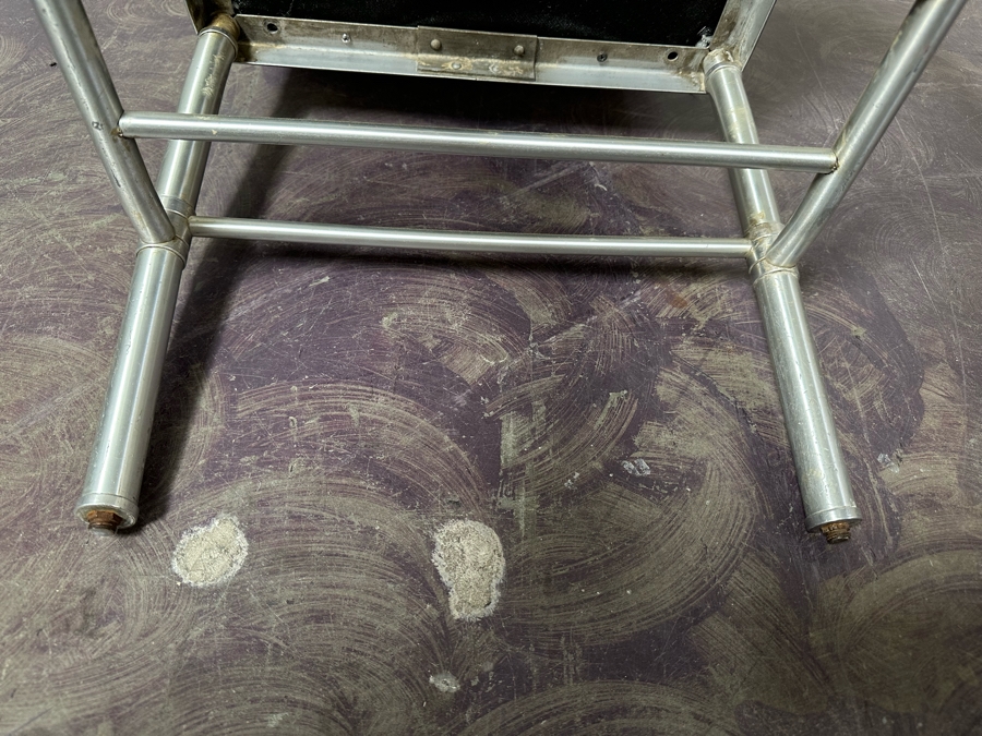 Warren McArthur Art Deco Aluminum Side Chair 18W X 18D X 33H [Photo 10]