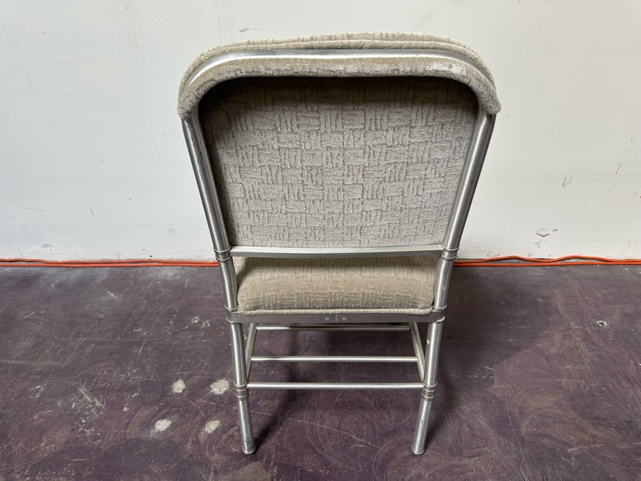 Warren McArthur Art Deco Aluminum Side Chair 18W X 18D X 33H [Photo 8]
