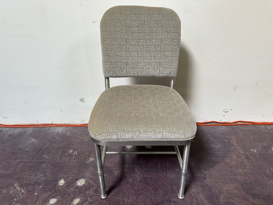 Warren McArthur Art Deco Aluminum Side Chair 18W X 18D X 33H [Photo 5]