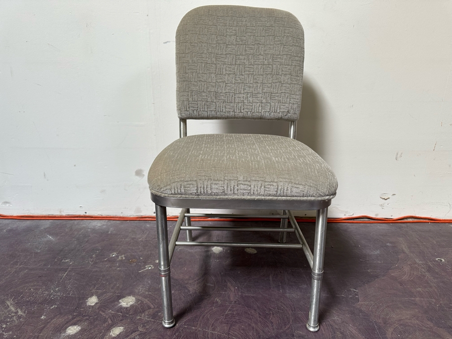 Warren McArthur Art Deco Aluminum Side Chair 18W X 18D X 33H [Photo 4]