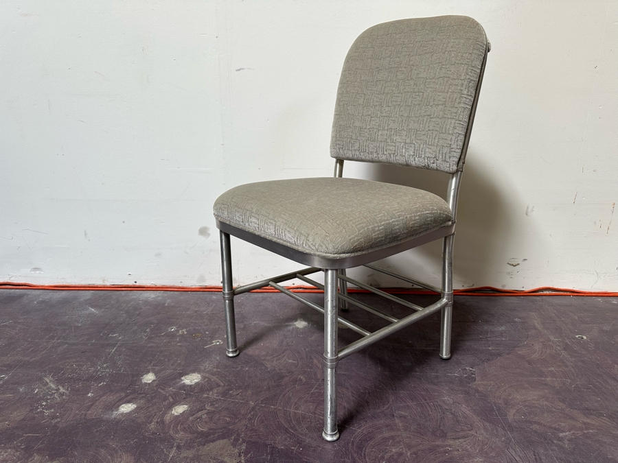 Warren McArthur Art Deco Aluminum Side Chair 18W X 18D X 33H [Photo 2]