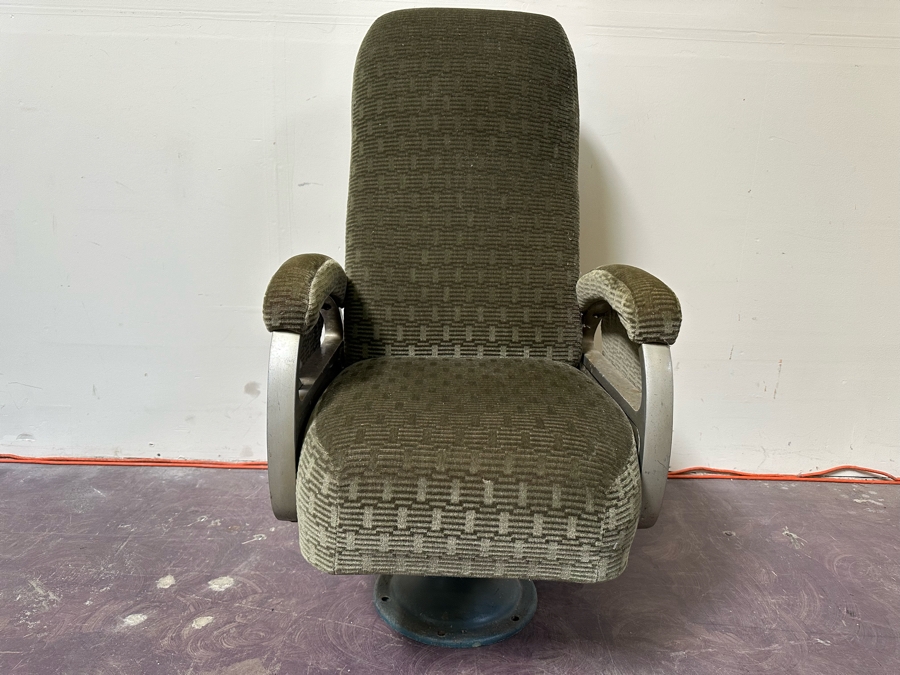 Vintage Art Deco Twin Cities Hiawatha Train Observation Reclining Swivel Chair 23W X 26D X 43H [Photo 9]
