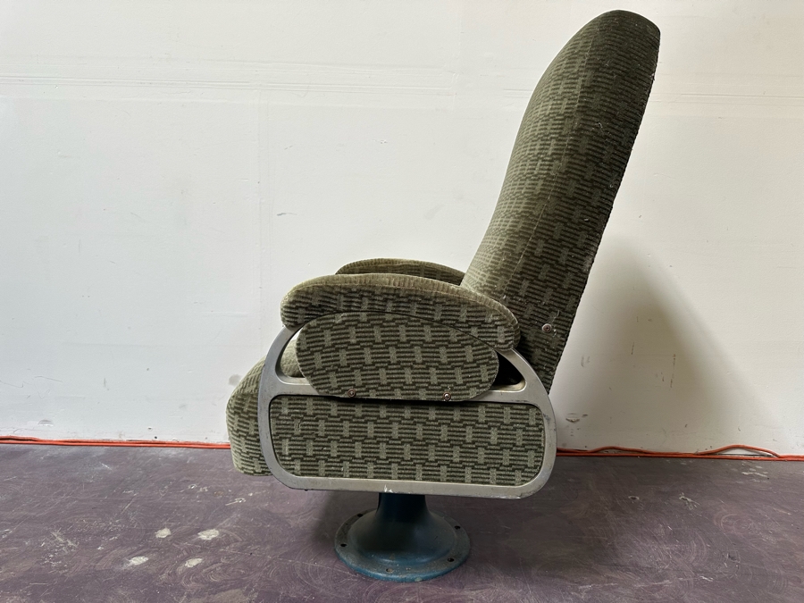 Vintage Art Deco Twin Cities Hiawatha Train Observation Reclining Swivel Chair 23W X 26D X 43H [Photo 13]