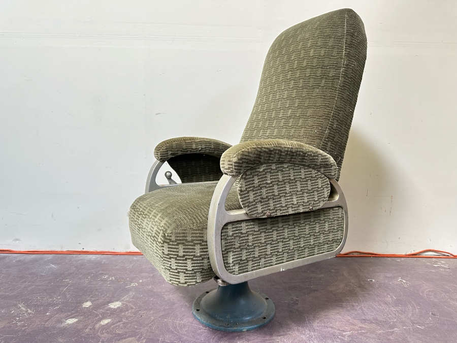 Vintage Art Deco Twin Cities Hiawatha Train Observation Reclining Swivel Chair 23W X 26D X 43H [Photo 12]