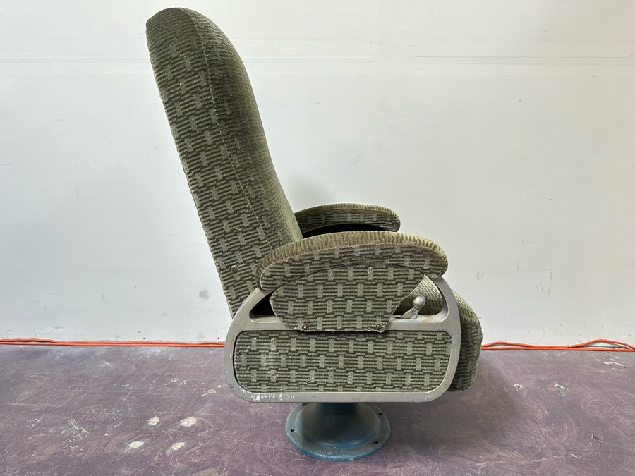 Vintage Art Deco Twin Cities Hiawatha Train Observation Reclining Swivel Chair 23W X 26D X 43H [Photo 7]