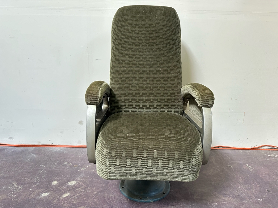 Vintage Art Deco Twin Cities Hiawatha Train Observation Reclining Swivel Chair 23W X 26D X 43H [Photo 10]