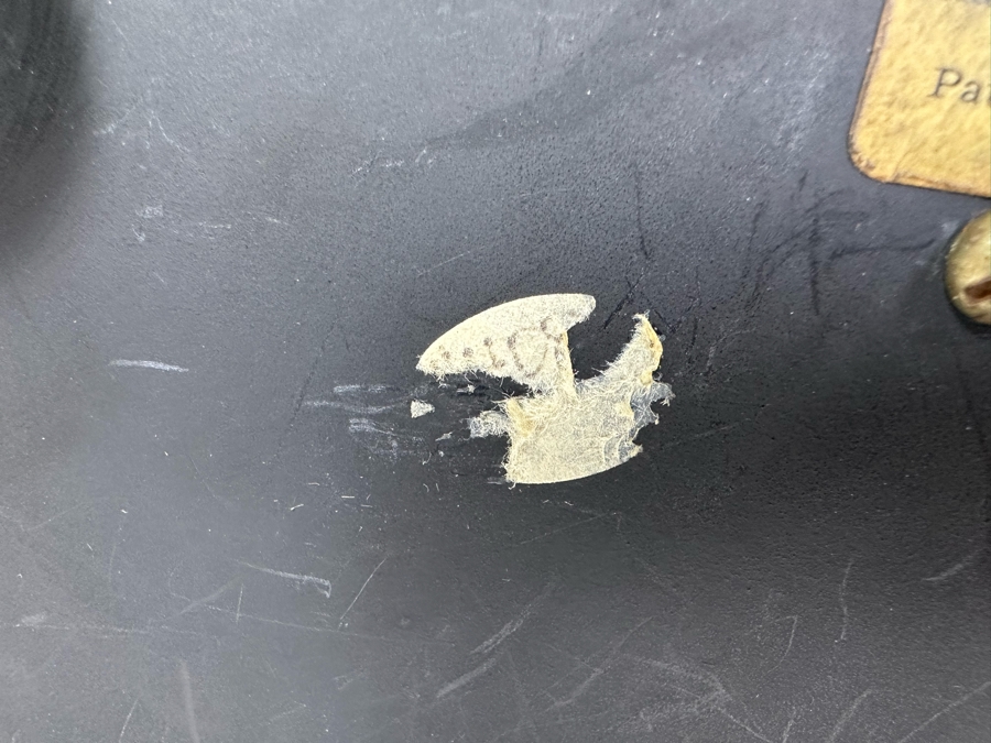 Vintage Art Deco Illuminated Footed Brass Desk Clock With Light By Alexa Corp Working 8W X 10.5H [Photo 12]