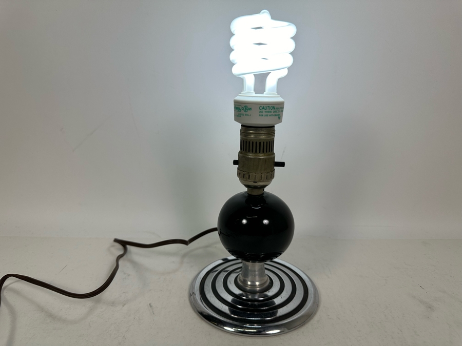 Vintage Art Deco Table Lamp No Shade 10H [Photo 7]