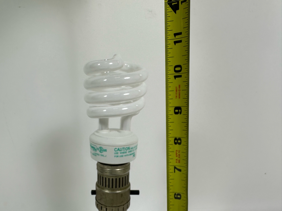 Vintage Art Deco Table Lamp No Shade 10H [Photo 10]