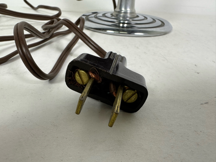 Vintage Art Deco Table Lamp No Shade 10H [Photo 8]