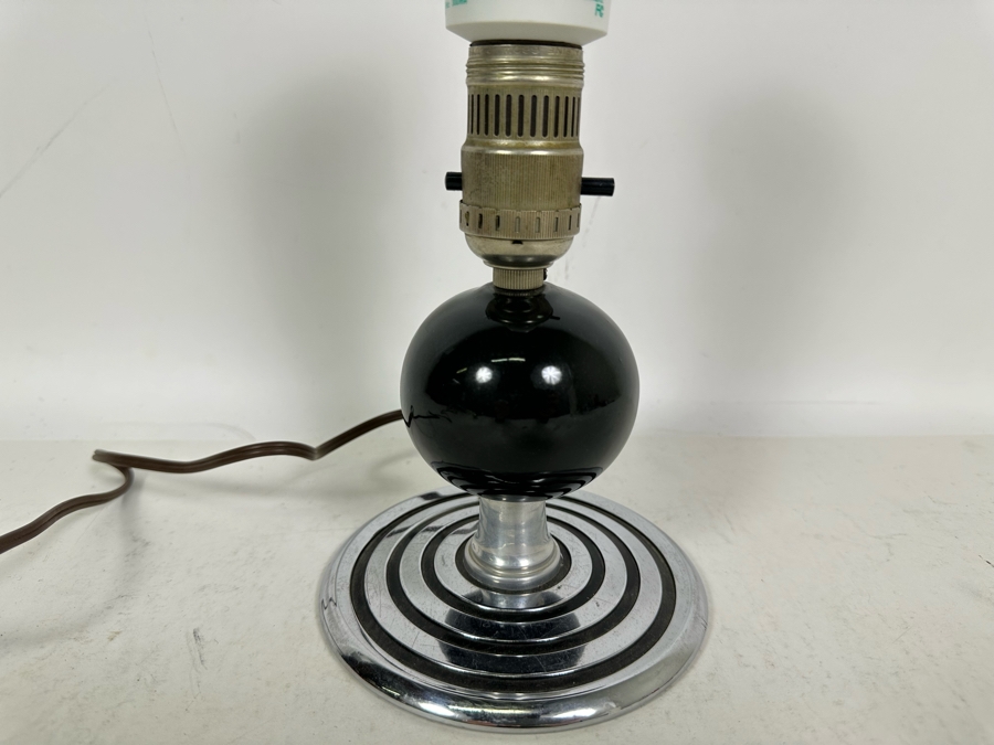 Vintage Art Deco Table Lamp No Shade 10H [Photo 2]