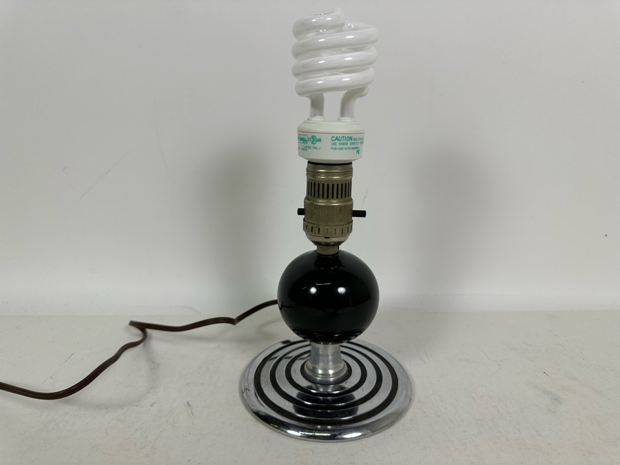 Vintage Art Deco Table Lamp No Shade 10H [Photo 4]