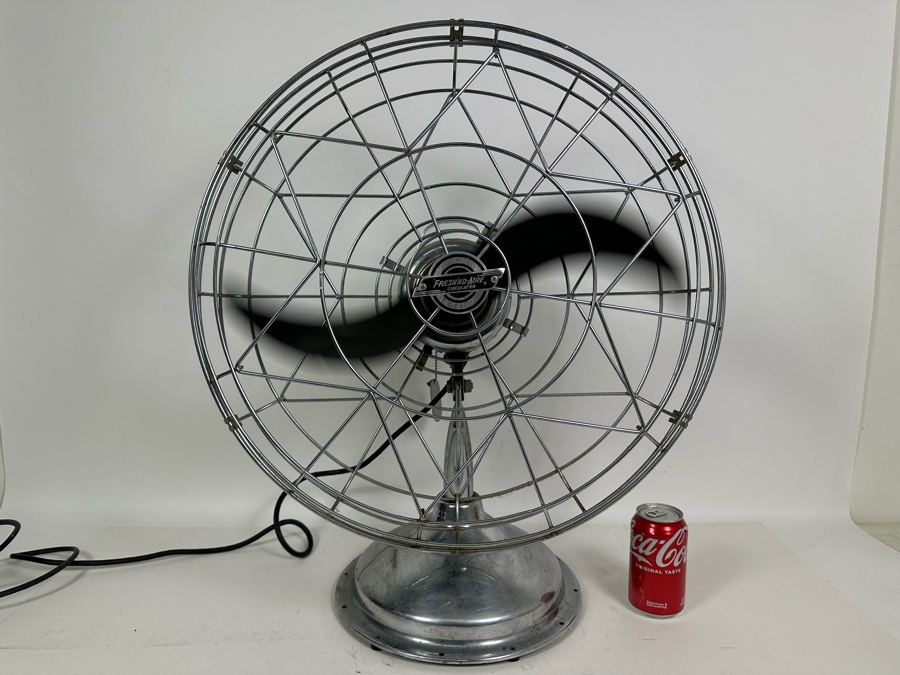 Vintage Fresh'nd-Aire General Electric Motor Fan Model 2000 Working 22W X 26H [Photo 5]